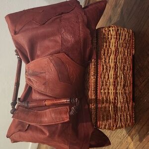 Susan Riedweg Leather Shoulder Bag